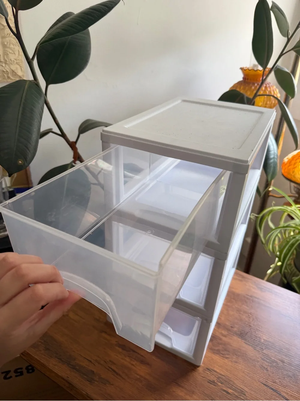 White 3-Drawer Plastic Storage Organizer - Brand